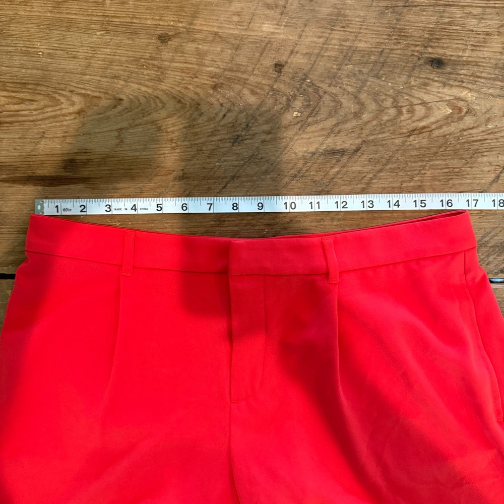 NWT Banana Republic Polyester Orange Shorts 2 Pockets Women’s Size 8 Inseam 5” - Picture 9 of 10